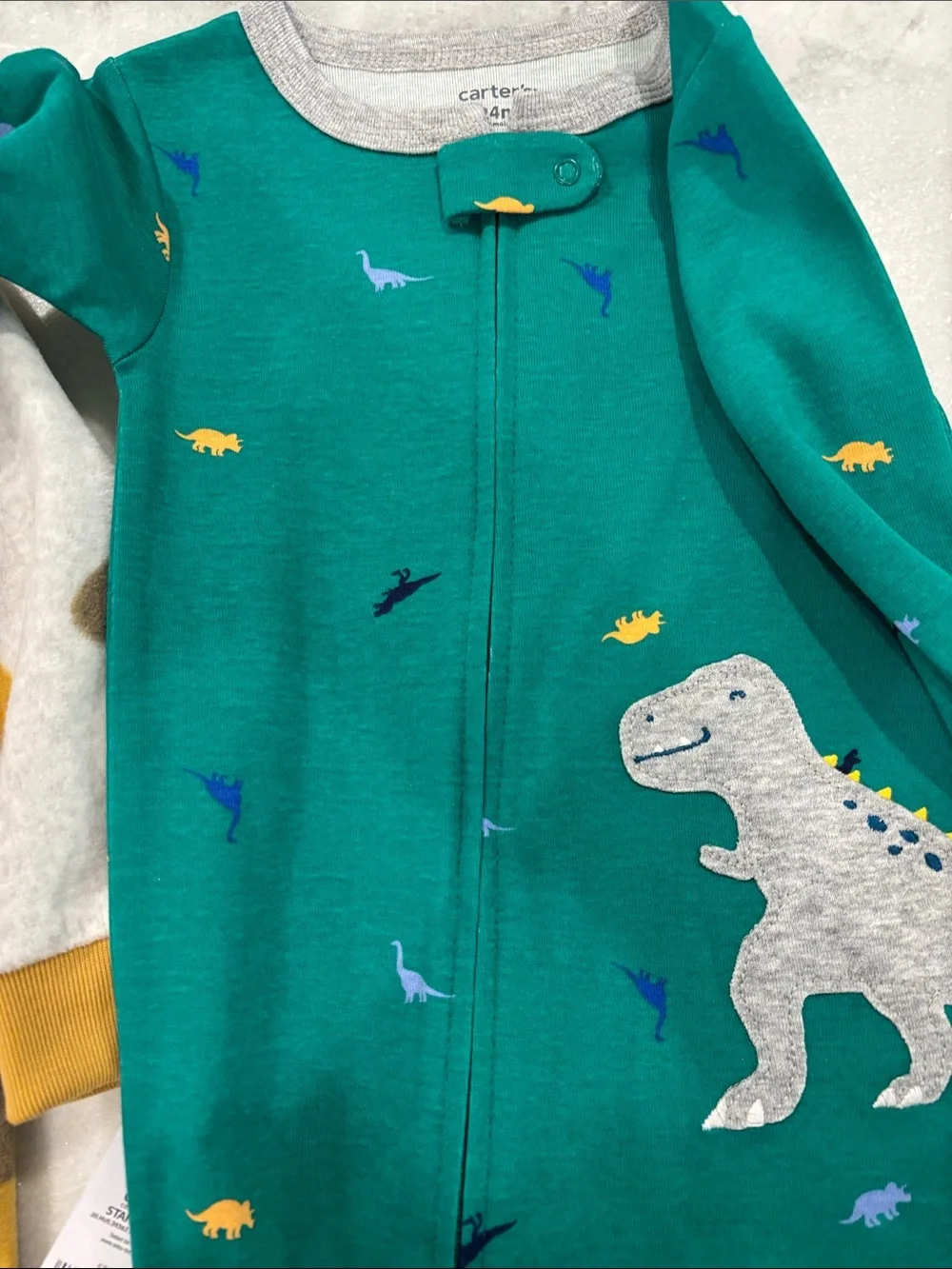 Baby boy one piece sleepies-new -24 months
